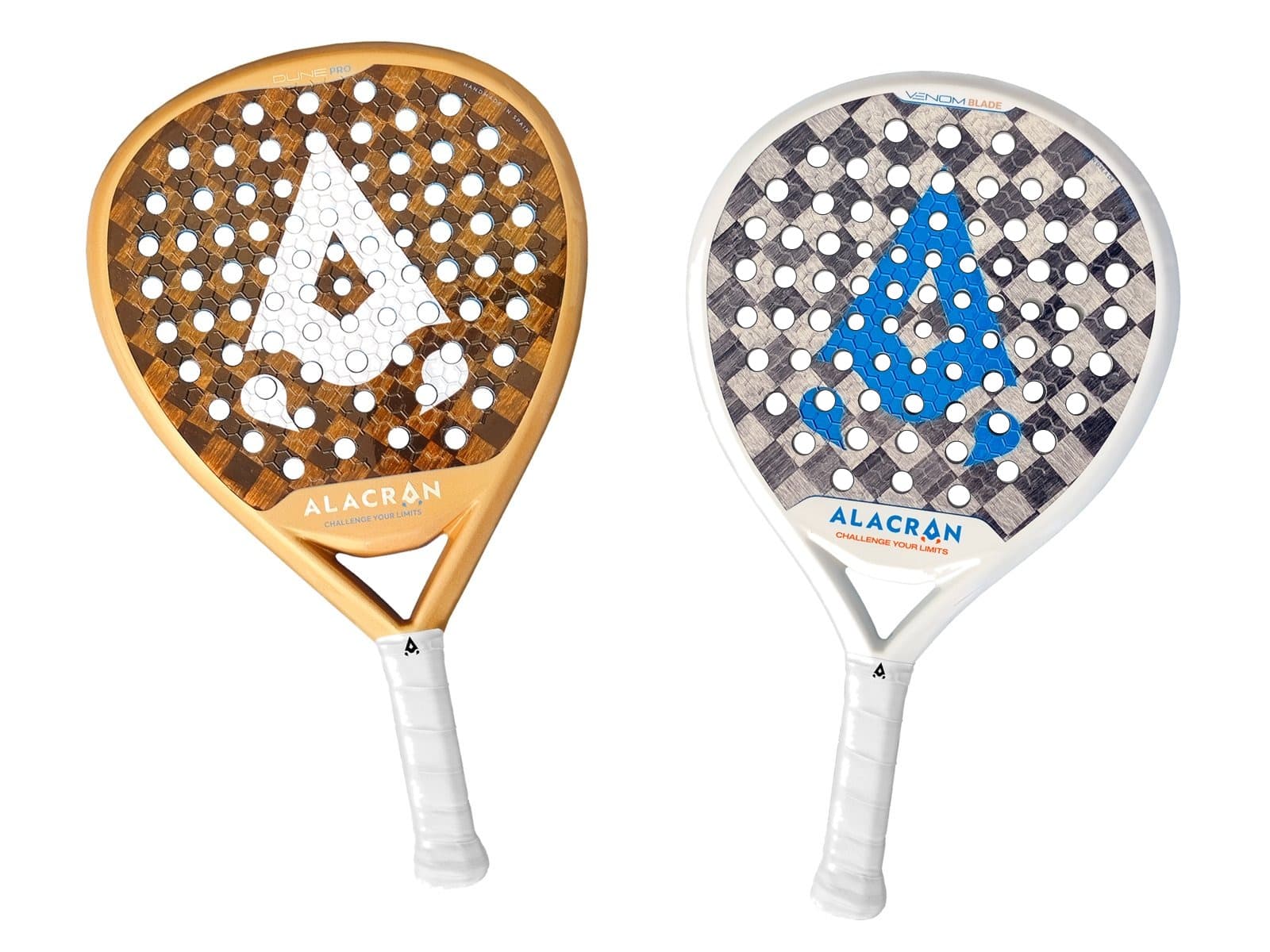 Alacran Dune Pro and Venom Blade padel rackets
